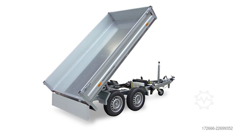 Achterwaartse kipper Humbaur HUK 272715 | FLEXePUMP 268X150X30CM 2700KG RÜCKWÄRTSKIPPER