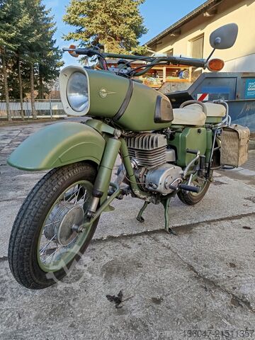 Zabytkowy motocykl MS ES 250 Wojskowy MZ Motorradwerk Zschopau MS ES 250 / 2A