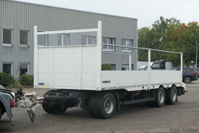 Öppen släpvagn MEUSBURGER MPJ 3, Rampen, Luft-Lift, Bordwände, Container