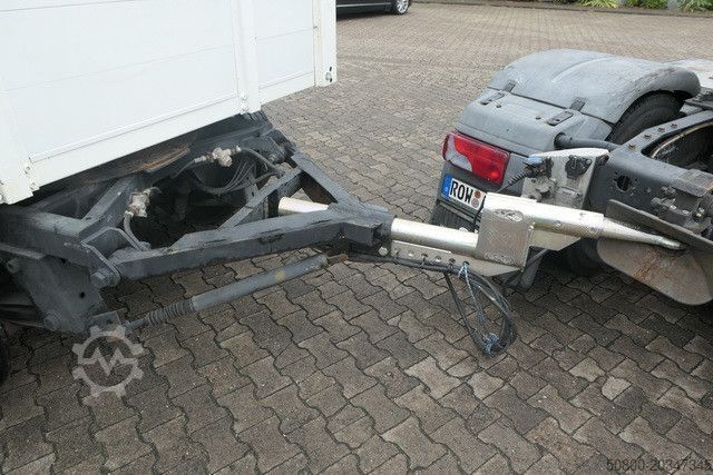 Öppen släpvagn MEUSBURGER MPJ 3, Rampen, Luft-Lift, Bordwände, Container