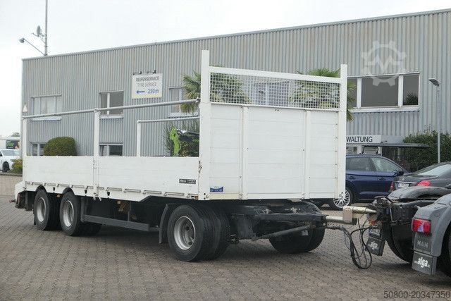 Släpvagn med arbetsplattform MEUSBURGER MPJ 3, Rampen, Luft-Lift, Bordwände, Container