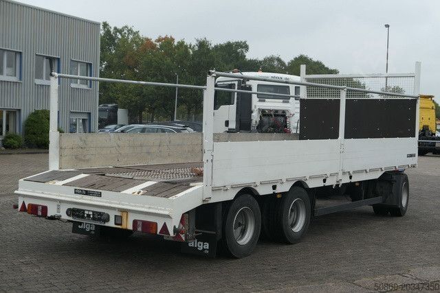 Släpvagn med arbetsplattform MEUSBURGER MPJ 3, Rampen, Luft-Lift, Bordwände, Container