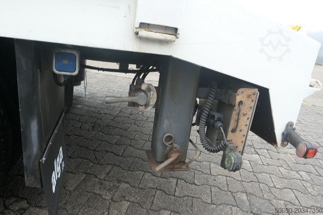 Släpvagn med arbetsplattform MEUSBURGER MPJ 3, Rampen, Luft-Lift, Bordwände, Container