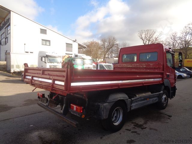 Driezijdige kipper bestelwagen MERCEDES-BENZ Atego 816 AHK 3-Sitzer EU6 Meiller Kipper