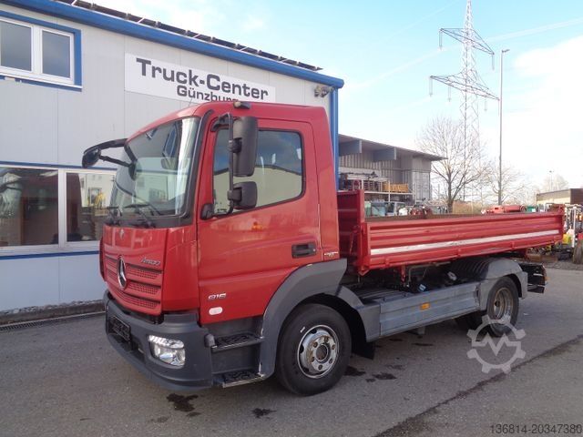 Furgón volquete MERCEDES-BENZ Atego 816 AHK 3-Sitzer EU6 Meiller Kipper