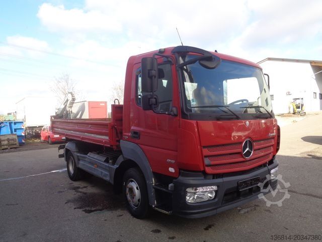 Furgón volquete MERCEDES-BENZ Atego 816 AHK 3-Sitzer EU6 Meiller Kipper