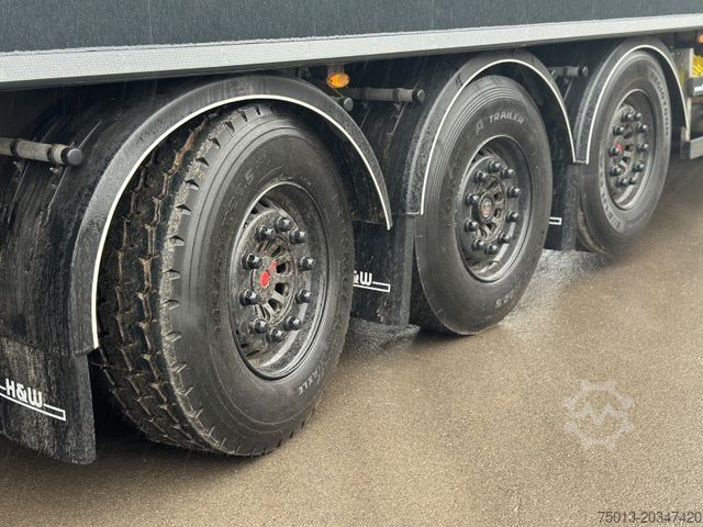 Auflieger mit Walkingfloor  H&W AGRAR 72 cbm,Lift-u. Lenkachse,Kornschieber