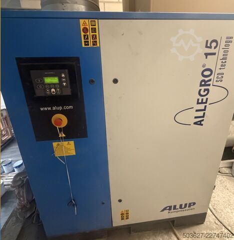 Compressore a vite alup allegro 15 allegro 15 frequentie geregeld