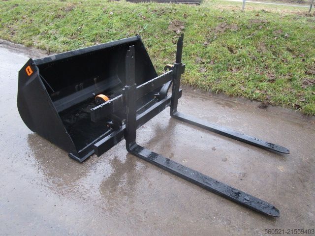 Dvorní nakladač Weidemann 3070 CX80 - NEUE Schaufel + neue Palettengabel