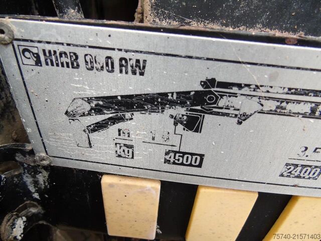 Kipper met kraan DAF CF 75.240 ATI + EURO 2 + HIAB 090 + 3SIDE TIPPER