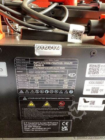 Elektrische vorkheftruck met 4 wielen EP EFL35 Pro + Fingertip + Waage