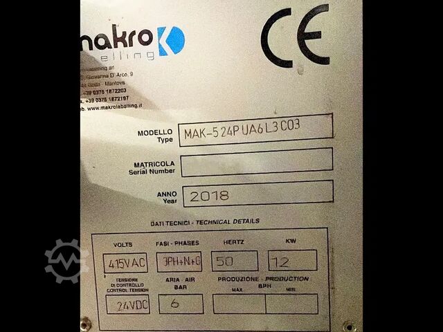 Etykieciarka MAKRO MAK-5 24P UA6L3 C03