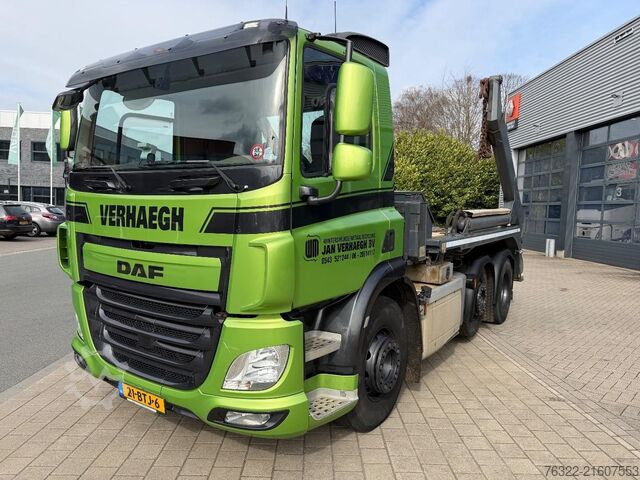 Containertransport (portaalarmsysteem) DAF CF 400 FAG 6X2 E6 / MEILLER AK 16 MT PORTAALARM /