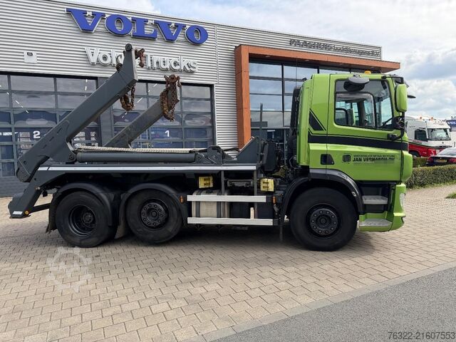 Containertransport (portaalarmsysteem) DAF CF 400 FAG 6X2 E6 / MEILLER AK 16 MT PORTAALARM /