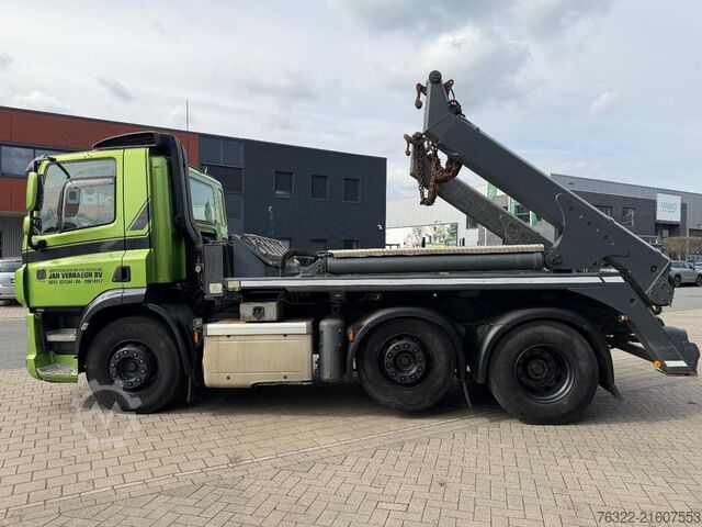 Containertransport (portaalarmsysteem) DAF CF 400 FAG 6X2 E6 / MEILLER AK 16 MT PORTAALARM /