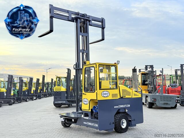 Dört yollu forklift Combilift C4800 GAS DUPLEX 4040MM FREE-LIFT