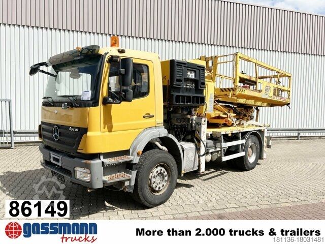 Kamion za specijalne namene Mercedes-Benz Axor 1824 K 4x2, AMV Hubsteiger + Kompressor, Funk