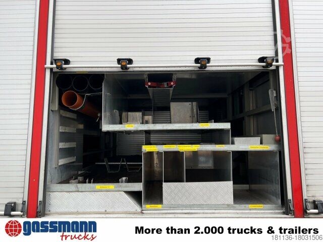 Tűzoltóautó Mercedes-Benz 1219 AF 4x4, Rüstwagen, Seilwinde, Stromaggregat