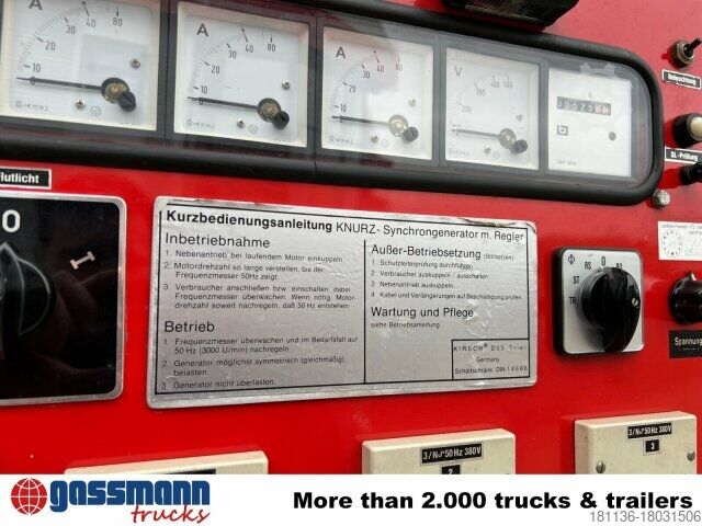 Tűzoltóautó Mercedes-Benz 1219 AF 4x4, Rüstwagen, Seilwinde, Stromaggregat