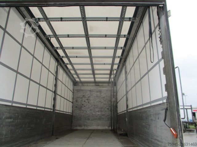 Flatbed truck with tarp MAN TGM 18.320, LBW, Luft-Luft, TÜV 04/2026
