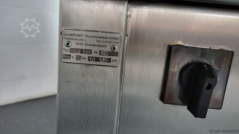 Vleesverwerkingsmachine Bandabschwarter Weber ASB 800