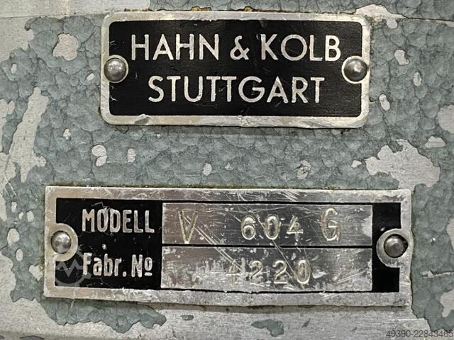 4-spindlet borehoved, justerbart fler-spindel borehoved Hahn+Kolb V 604 G