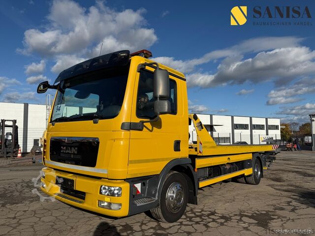 Abschleppwagen MAN TGL 12.220/Schiebeplateau/Hubbrille/Seil