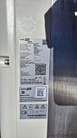 Solarwechselrichter, SolarEdge SE5K-RW0TEBEN Solar edge SE5K-RW0TEBEN4