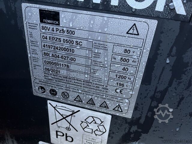 Ηλεκτρικό περονοφόρο τετράτροχο Linde E25-01