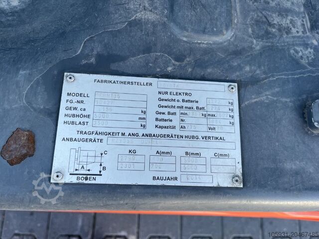 Elektrický 4kolový vysokozdvižný vozík Toyota 8FBMT35