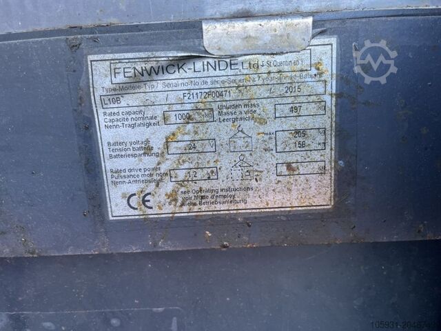 Ručně vedený zakladač Linde L10