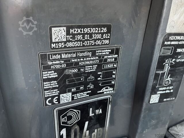 Dieselové vysokozdvižné vozíky Linde H70D-03