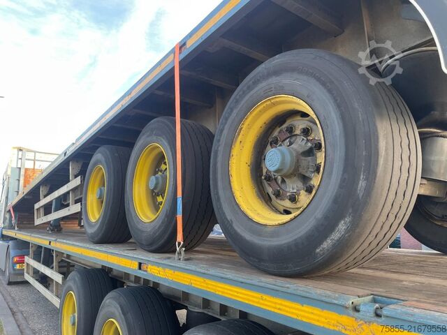Plataforma remolque Haan OPL45 Heavy Duty / Rungen-Potholes /BPW / 2x Li...