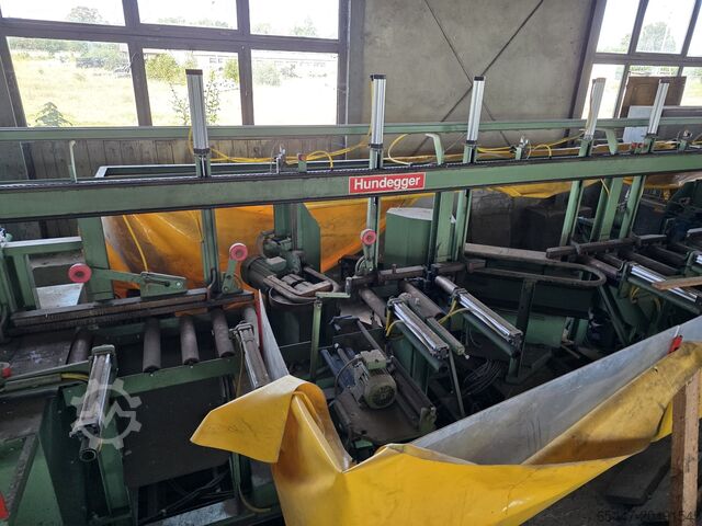 Through-feed machining center Hundegger p10