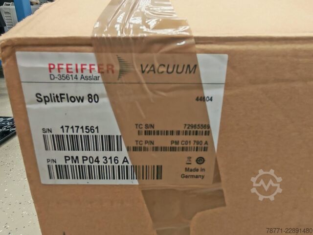 Turbomolekulární vývěva Pfeiffer SplitFlow 80 + TC110 controller