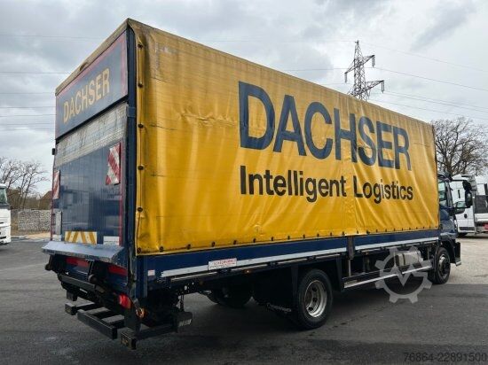 Plattewagen met zeil IVECO EUROCARGO 120E22 PLANE, SCHALTER LBW