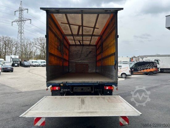Plattewagen met zeil IVECO EUROCARGO 120E22 PLANE, SCHALTER LBW
