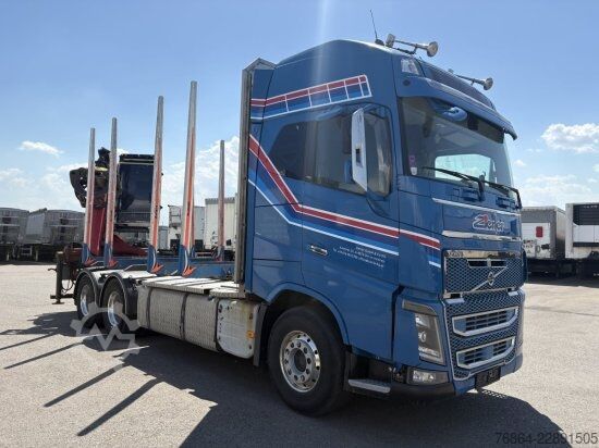 Lesnický nákladní automobil VOLVO FH 16 750 6X4R HOLZTRANSPORTER MIT PENZ 12Z KRAN, RETARDER