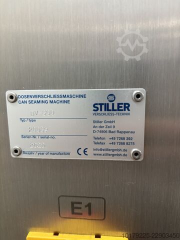 Konserve kutu kapama makinesi Stiller DV 800