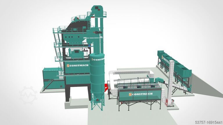 Stationäre Asphaltmischanlage Stationary asphalt mix plant Stationary asphalt mix plant