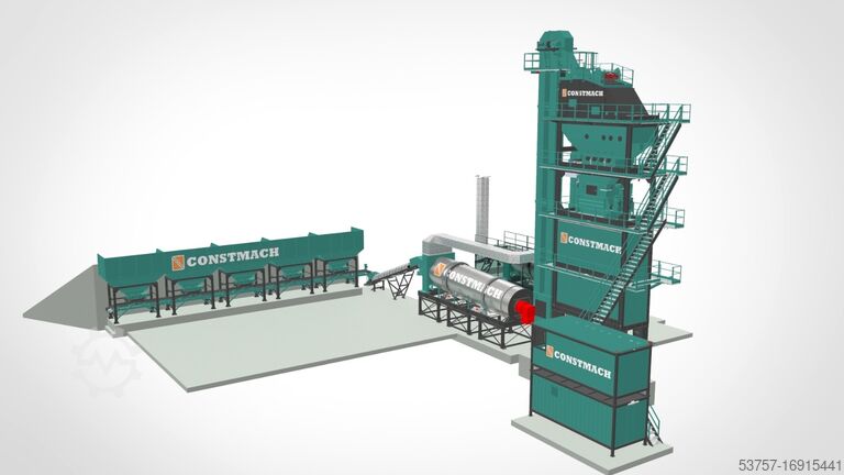 Stationäre Asphaltmischanlage Stationary asphalt mix plant Stationary asphalt mix plant