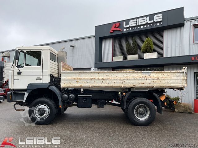 Camión volquete trilateral MAN F2000*19-314 FAK*4x4*Meiller*AP-Achsen*176tkm*