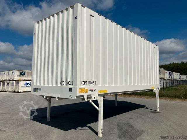 Prikolica sa zamjenjivim sandukom KRONE Wechselbrücke Koffer