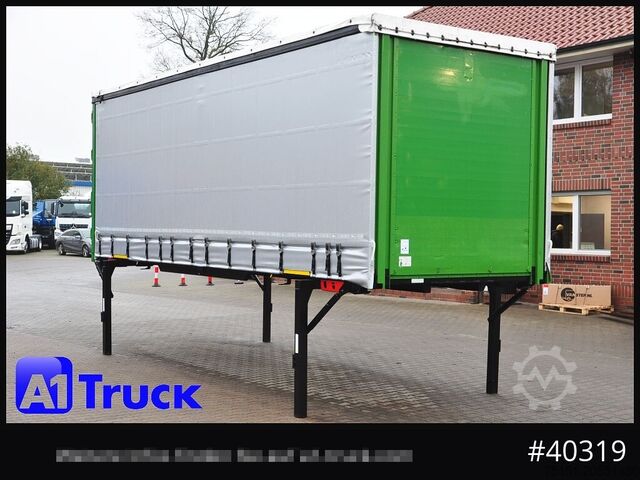 Châssis interchangeable avec plateau et bâche KOEGEL 7.45  BDF Wechselbrücke, neue Plane, Bordwand