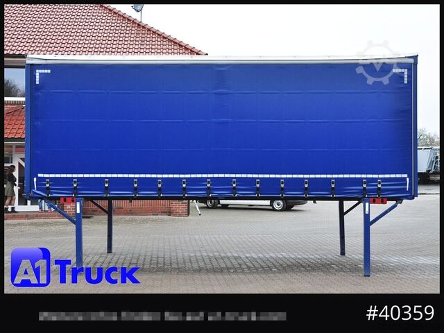 Değiştirilebilir kasa, platform ve brandalı KRONE Wechselbrücke 7,45, Code XL, Bordwand, neue Plane