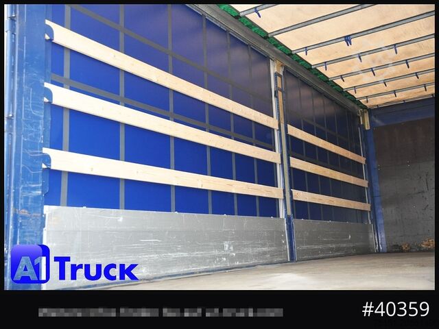 Cassone intercambiabile con pianale e telone KRONE Wechselbrücke 7,45, Code XL, Bordwand, neue Plane