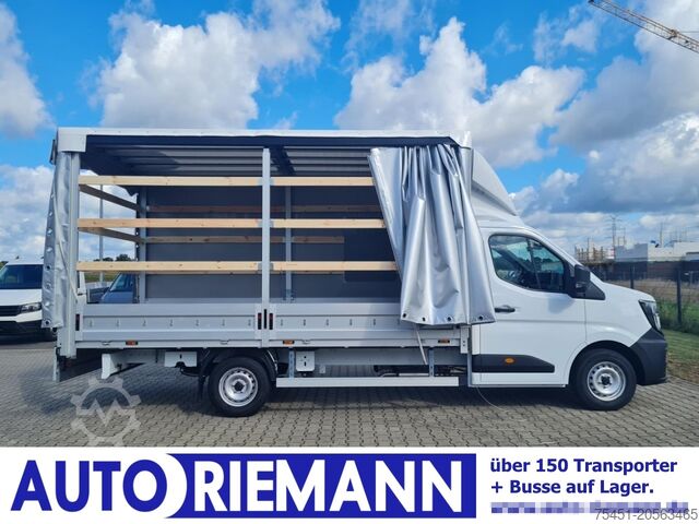 Curtain sider van Renault Master 35 Pritsche Schiebe Plane KLIMA TEMPOMAT