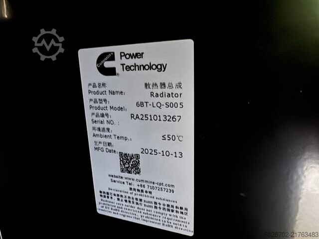 Generátor Cummins 6BT5.9-G2 Generator 110KVA