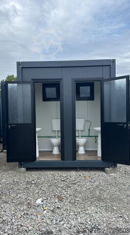 Badkamer container Villex Villex Double Toilet Cube Nero 1.0