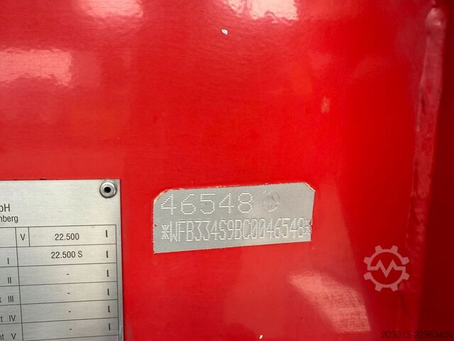Silo oplegger FELDBINDER FFB TSA 23.3-1 Silo - Chemie, gummiert ADR FL AT